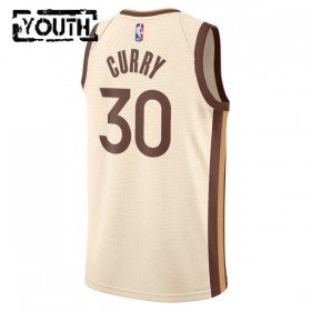 Golden State Warriors Stephen Curry Nike 2025-26 City Edition Valkoinen Lasten Pelipaidat Swingman